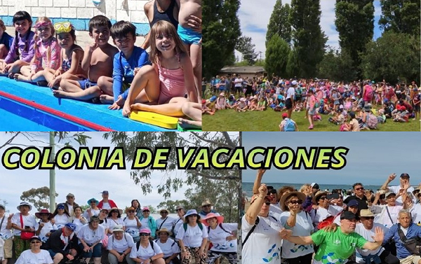 Comienzan las Colonias de Vacaciones para niños y adultos mayores en Dina Huapi