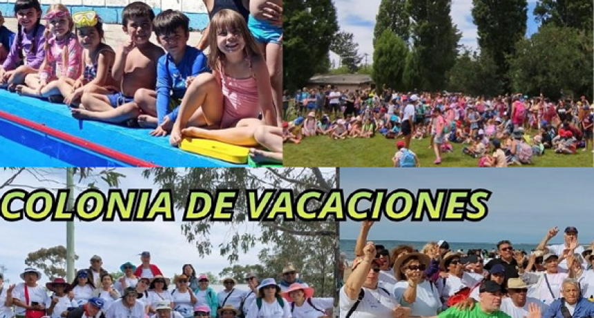 Comienzan las Colonias de Vacaciones para niños y adultos mayores en Dina Huapi