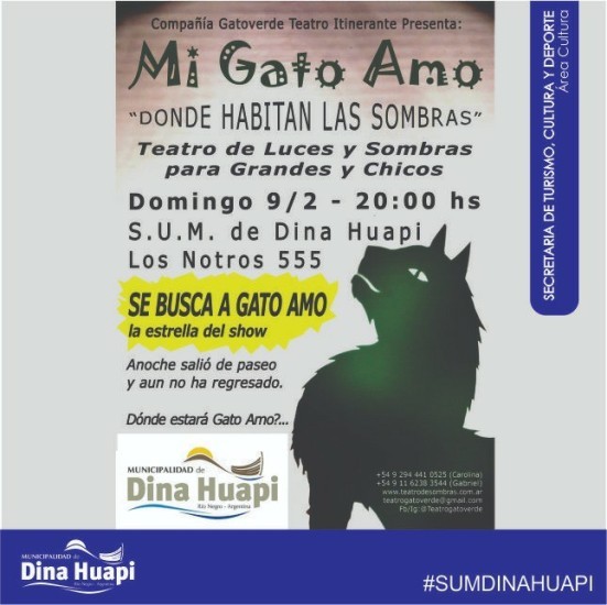 “Donde Habitan las Sombras” Teatro de luces y sombras para toda la familia