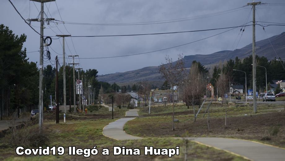 Dos primeros casos de covid 19 en Dina Huapi