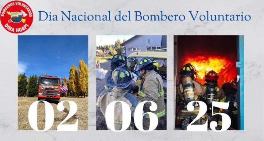 2 de Junio día nacional del Bombero Voluntario