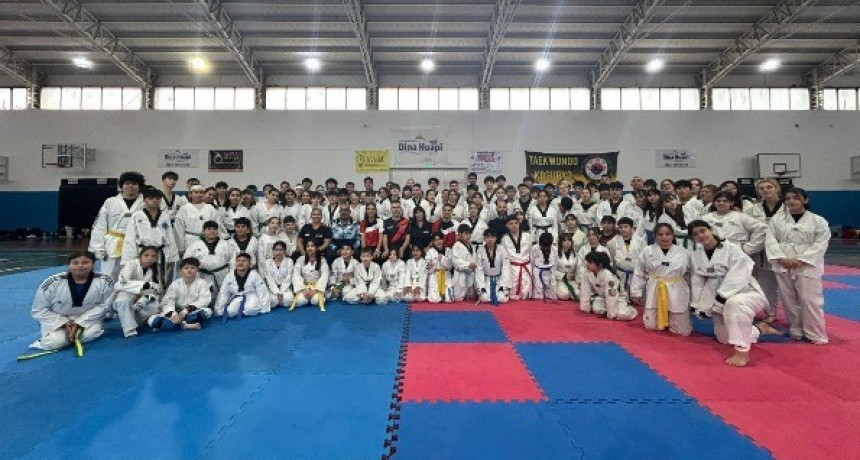 Dina Huapi vivió un gran festival de Taekwondo 