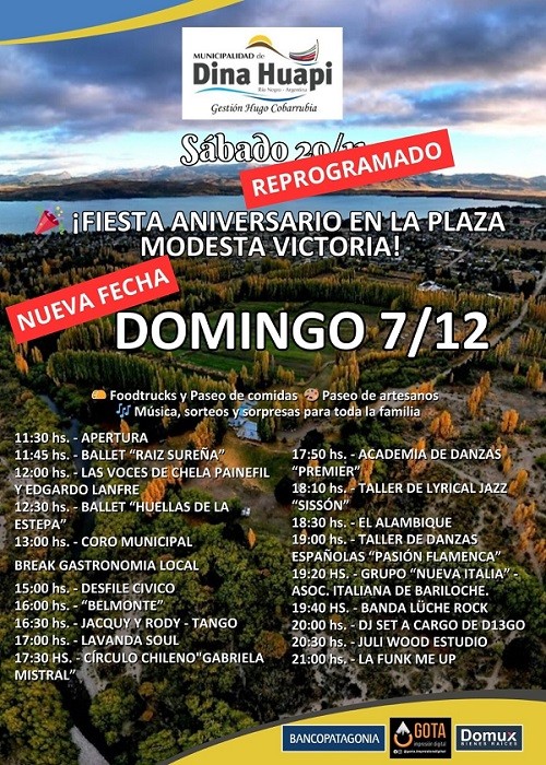 Se reprograma el cronograma de fiestas