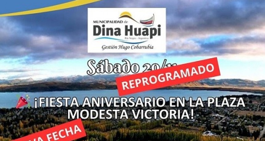 Se reprograma el cronograma de fiestas