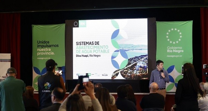 La Provincia avanza en Dina Huapi con el nuevo sistema de agua potable