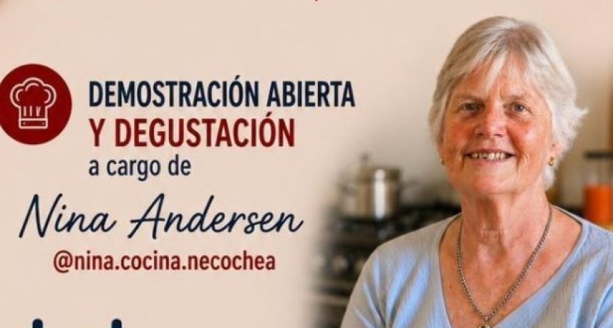 Nina Andersen y lo mejor de la gastronom&iacute;a danesa se presentar&aacute; en Dina Huapi
