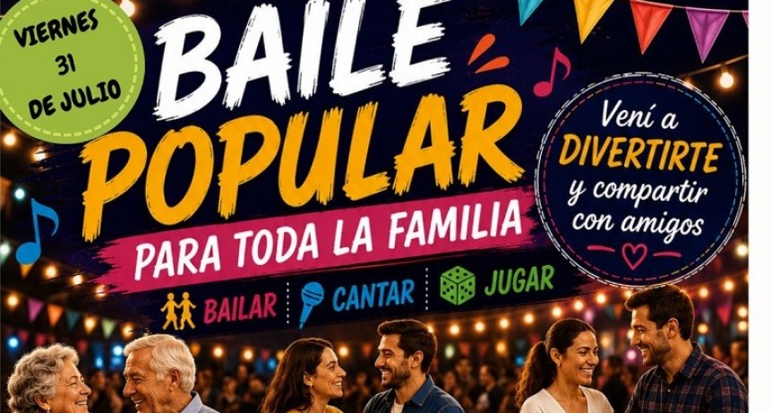 Gran baile popular para toda la familia