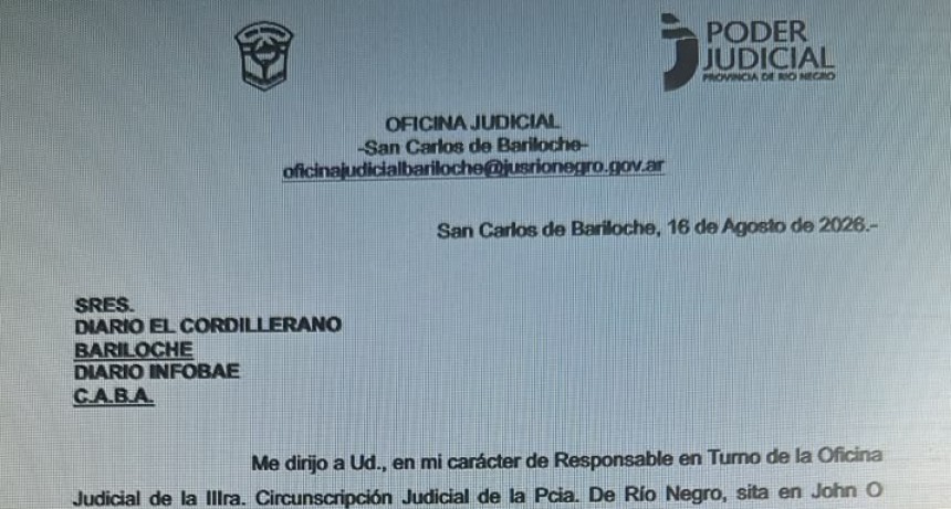 Porqu&eacute; bajamos la nota sobre caso judicial de Dina Huapi